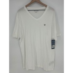 “NWT” True Religion Optic White Cotton V-Neck Men’s Tee- Size 3XL