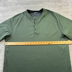 Adidas Polo Shirt Mens Extra Large Green Tennis Court Band Blade Adicross