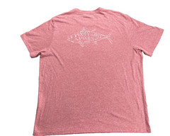 Vineyard vines Mens Shirt Adult XL Pink Short Sleeves Crewneck Preppy Outdoor