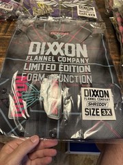 Dixxon Flannel X Shredded 2024 V7 3x BNIB Grey Teal Pink and Black