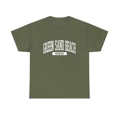 Green Sand Beach Hawaii Souvenir Beach, Retro, Minimalist