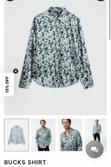 John Varvatos Men’s Bucks Shirt Size Extra Small