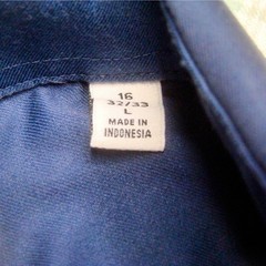 Calvin Klein L Blue Infinite Wrinkle Free Slim Fit Stretch Collar Button Down