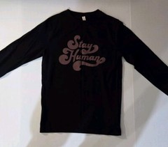 Known Supply Men’s Small Black Organic Cotton Graphic Long Sleeve T-Shirt