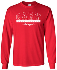 Cary North Carolina T-Shirt Long Sleeve Graphic tee