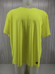 *SPOT Duluth Trading Mens 2XL Neon Safety Yellow Short Sleeve T-Shirt Polyester