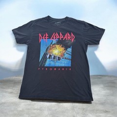 Vintage Def Leppard Pyromania Men’s T-Shirt Size Medium Black
