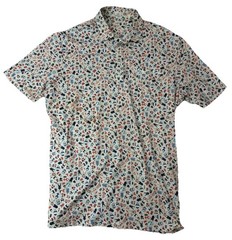 Johnnie-O Hanging Out Mens L All Over Print Short Sleeve Polo Shirt XL