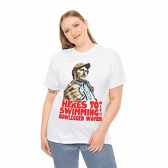 Quint Jaws 1975 Movie Robert Shaw Funny Vintage T-Shirt S-5XL Men Women Unisex