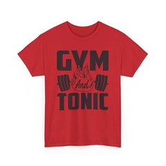 GYM AND TONIC T-Shirt | Fitness Motivation Tee | Weightlifting Workout Shirt