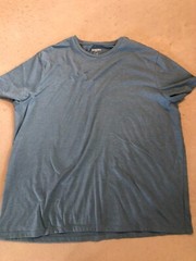 Goodfellow Shirt Men’s 2XL Lyndale Tee Solid Blue Cotton Casual Basic