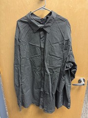 Van Heusen Shirt Mens 4XLT Big Tall Black White
