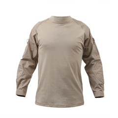 Rothco 90030 Men’s Desert Sand Military Combat Shirt Medium NEW WITH TAGS