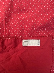 J.Crew Slim Fit Button Up Shirt Small Red Secret Wash Shirting