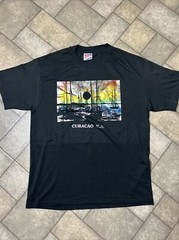 Vintage Curaçao N. A. T Shirt Men’s Large Hanes Single Stitch Graphic Print