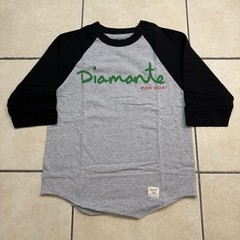 Diamond Supply “Diamante Por Vida” 3/4 Sleeve T Shirt Size M