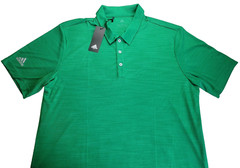 Adidas Golf Men’s Polo Shirt M L Mélange Sport Athletic T-shirt Lighweight New