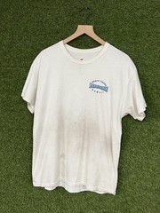 Vintage Hawaii Surf Shop Pipeline Board Logo Tee White Large