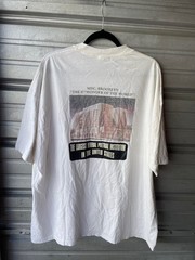 Vintage 2000 MDC Brooklyn DOJ Federal Prisons 8th Wonder White T-Shirt Men’s 2XL