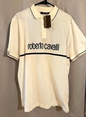 NWT Men’s Roberto Cavalli Designer Polo Shirt sz. XL 100% Authentic MSRP: $350+