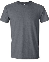 5 Pairs Gildan SoftStyle T-Shirt 2XL Heather Navy Grey Mens Shirt
