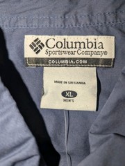 Columbia PFG Omni Shade Fishing Shirt Mens XL Blue Lake Long Sleeve Outdoor NWT