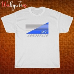 New BE Aerospace Logo Black/Navy/White Size S-5XL Unisex T-Shirt