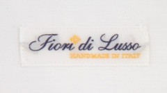 $750 Fiori Di Lusso White Super 180’s Shirt – Slim – (FL78263)