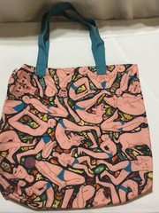 NWOT JESS JOHNSON FLESH DOZER “ALIEN SEX MAGICK” TOTE BAG *SOLD OUT*