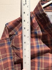 Ariat Pro Series Multi Colored Plaid Flannel Long Sleeve Shirt | Size Large L