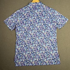 Peter Millar Crown Grapes Men’s M Summer Comfort Performance Polo Blue Purple