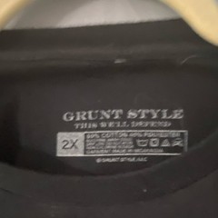 Grunt Style Men’s Skull Flamingo Graphic Tee 2X Black