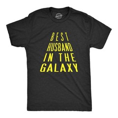 Crazy Dog T-Shirts Mens Best Husband In The Galaxy Funny Nerdy Love Valentines