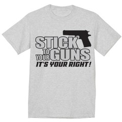 Pro 2nd Amendment Anti Gun Control T-shirt Mens Graphic Tee Shirt