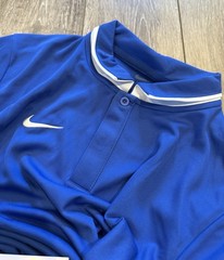 Nike Men’s Royal Blue Polo Collared Shirt Athleisure Golf Tennis CW3415-480