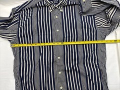Vintage 90’s Size MEDIUM Men’s GAP Button Up Shirt Blue White *see description*