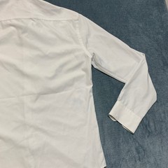 Nautica Slim Fit Dress Shirt Mens Small 14-14.5 32/33 White Formal Business