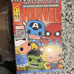 Funko Pop! Tees Marvel 80 Years Target Limited Edition Black T-Shirt XL