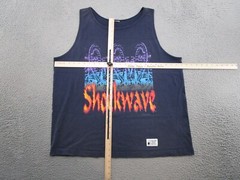 Vintage Six Flags Shockwave Coaster Dudes Tank Top Single Stitch Shirt Read