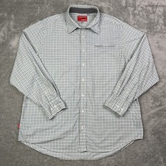 Craghoppers Shirt Mens XL Plaid Nosilife Insect Shield Vented Outdoors Hiking