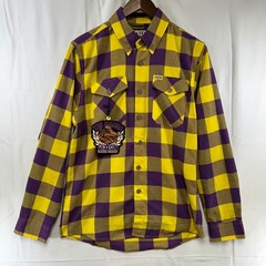 Dixxon Flannel Co The Mamba Shirt Mens S Purple Gold Buffalo Check Kobe Tribute