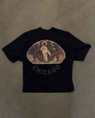 RARE CHICAGO CHRIST Kanye West Jesus Is King Puff Print Tee Jesus Is King Merch