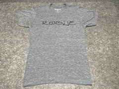 ROGUE Sports Gym Rat Lift Heavy weights Gray SMALL Skull Shirt Day of the Dead