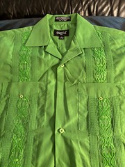 Omega italy brand S green short sleeve dress shirt mint condition