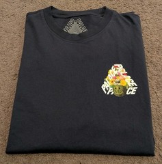 Palace Skateboads P-3 Punch Blue Graphic Print T-Shirt Men’s XL