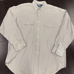 Polo Ralph Lauren Whitfield Shirt Mens 16.5 34/35 Grey Excellent Cotton Utility