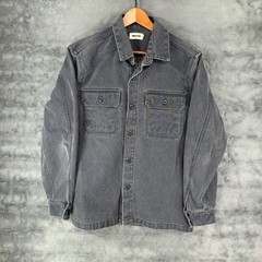 Taylor Stitch The Shop Shirt Mens Size 42 In Coal Canvas Work