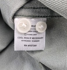 Mizzen+Main Leeward Shirt Men Sz Medium Trim Stretch Performance Houndstooth