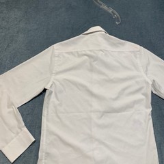 Nautica Slim Fit Dress Shirt Mens Small 14-14.5 32/33 White Formal Business