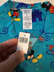 NWT Walt Disney World Vault Collection 50 15 Years AOP Men’s Unisex Camp Shirt L